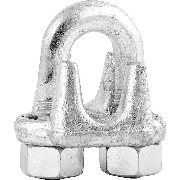 Clips para cabo de aço 5/8" - 15,90mm pesado VONDER PLUS