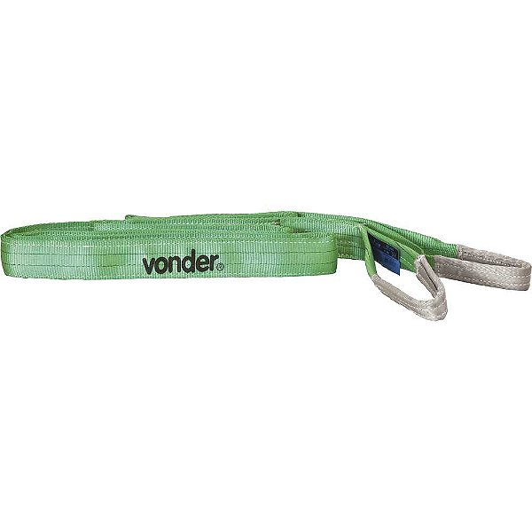 Cinta para elevação de cargas 7:1 2,0m 2,0 tf verde CE 220 VONDER