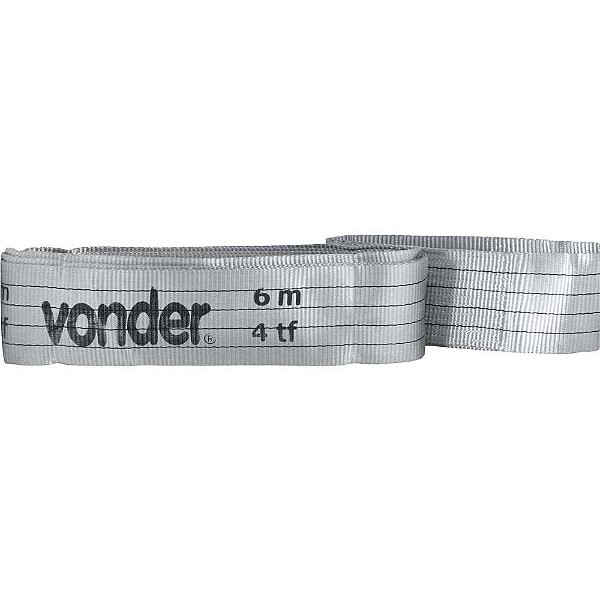 Cinta plana sem fim (tipo anel) para elevação de cargas 7:1 6,0m 4 tf VONDER