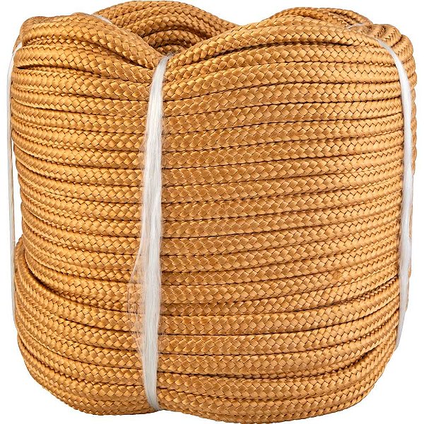 Corda caminhoneiro trançada 10mm x 107m ouro VONDER