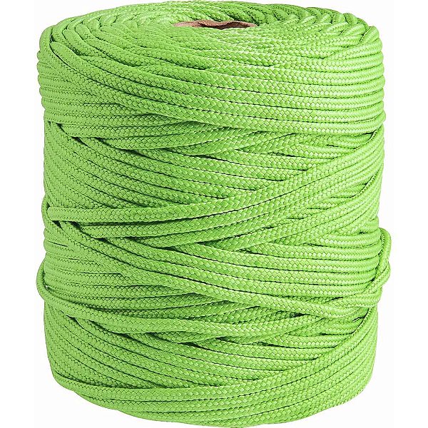 Corda caminhoneiro trançada 6mm x 180m verde VONDER