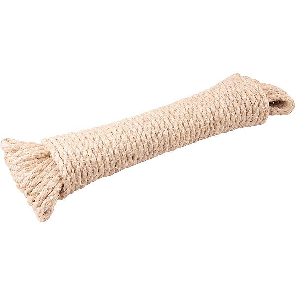 Corda de sisal 6mm x 15m 3 pernas VONDER