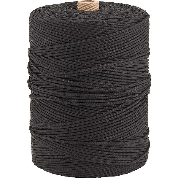 Corda multifilamento trançada 2,0mm x 408m preta VONDER