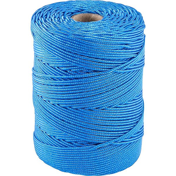 Corda multifilamento trançada 3,0mm x 277m azul VONDER