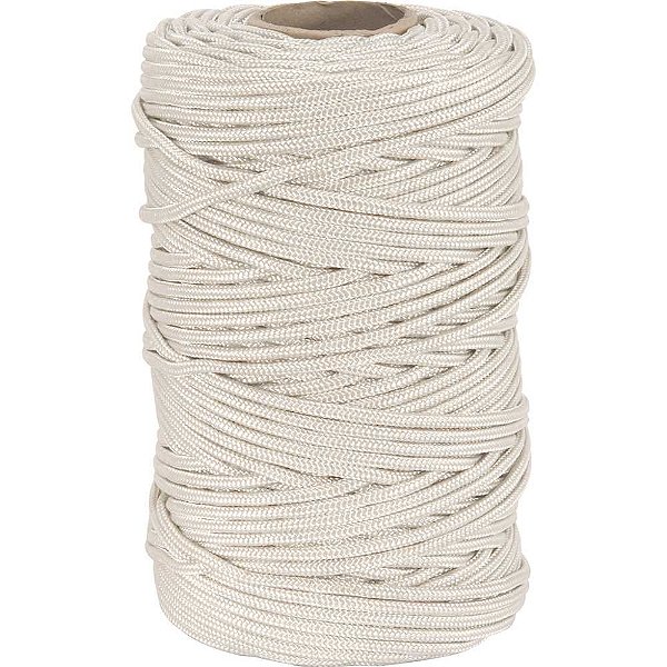 Corda multifilamento trançada 6mm x 180m branca VONDER