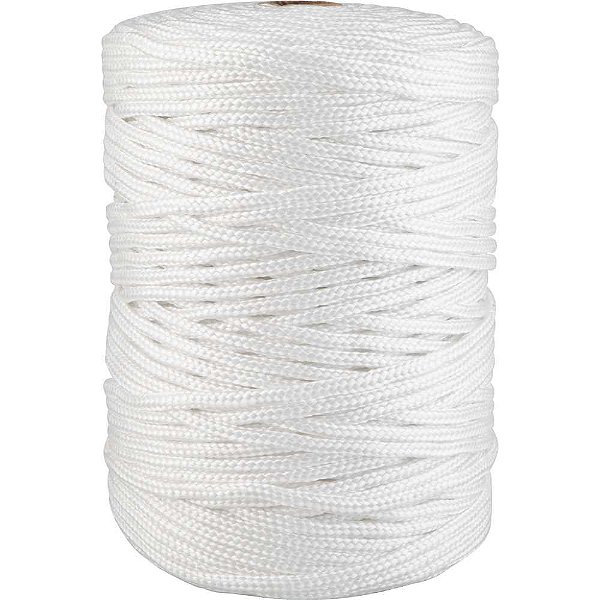 Corda multifilamento trançada 6,0mm x 191m branca VONDER