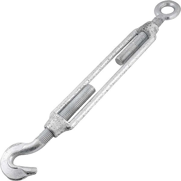 Esticador gancho/olhal para cabo de aço 1" - 25,4mm embalagem com 15 peças NOVE54