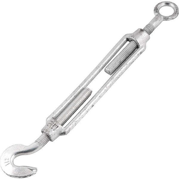 Esticador gancho/olhal para cabo de aço 1/2" - 12,7mm embalagem com 50 peças NOVE54