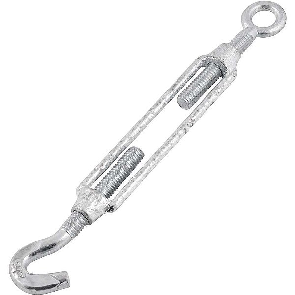 Esticador gancho/olhal para cabo de aço 3/8" - 9,53mm embalagem com 100 peças NOVE54