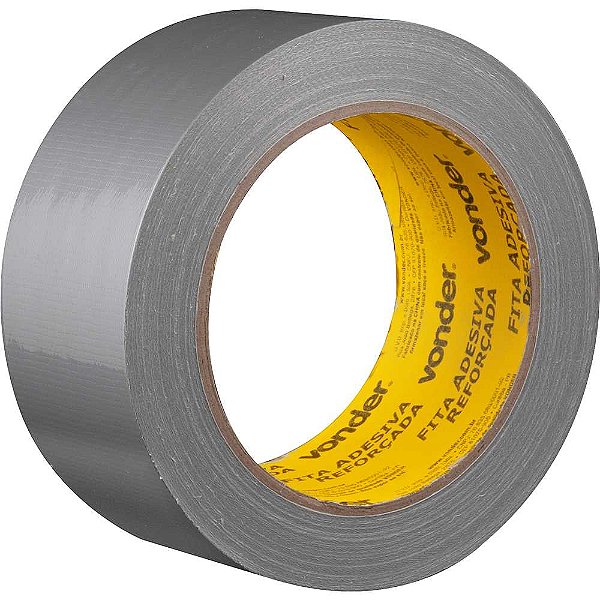 Fita adesiva reforçada 50mm x 25m prata VONDER