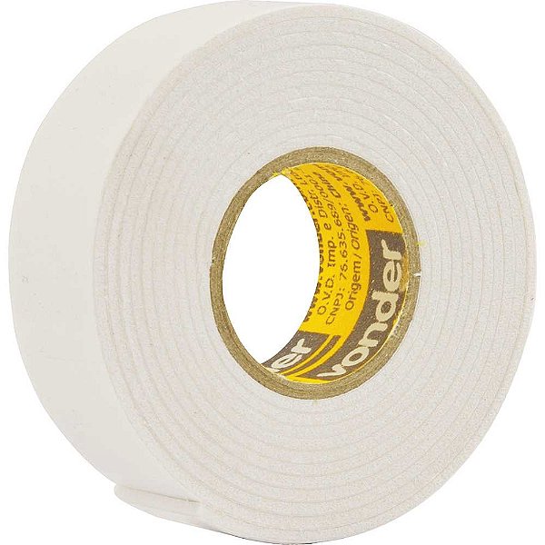 Fita dupla face espuma 19mm x 1,5m VONDER