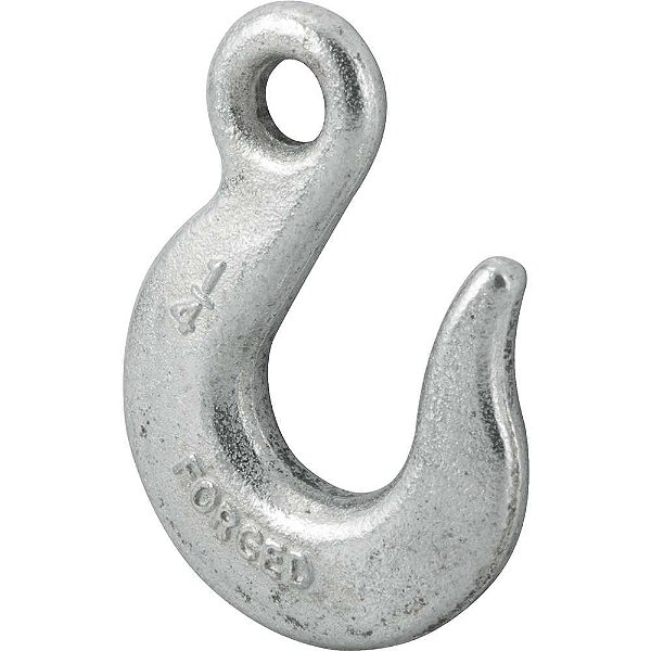 Gancho de aço com olhal 0,8 tonelada 1/4" sem trava NOVE54