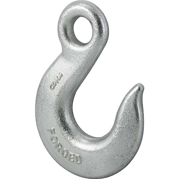 Gancho de aço com olhal 1,5 tonelada 3/8" sem trava NOVE54