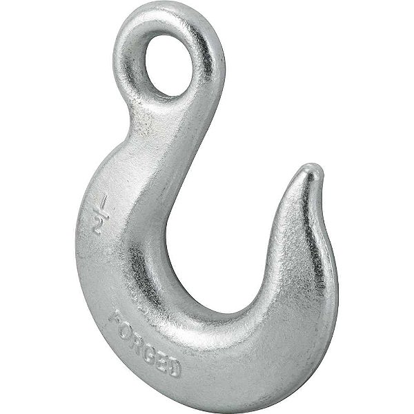 Gancho de aço com olhal 3,0 tonelada 1/2" sem trava NOVE54