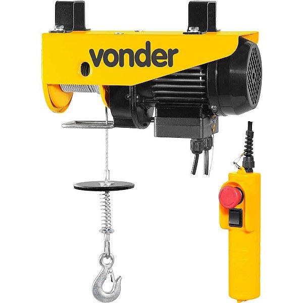Guincho elétrico para 0,1 tonelada (0,1 tf) / 0,2 tonelada (0,2 tf) GEV 200 220V VONDER