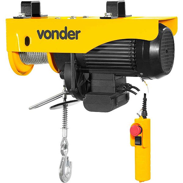 Guincho elétrico para 0,5 tonelada (0,5 tf) / 1 tonelada (1,0 tf) GEV 1000 127V VONDER