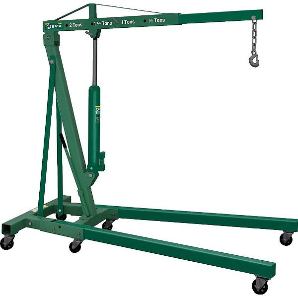 Guincho hidráulico dobrável 2 toneladas (2 tf) com prolongador SCAE5843-LA SATA