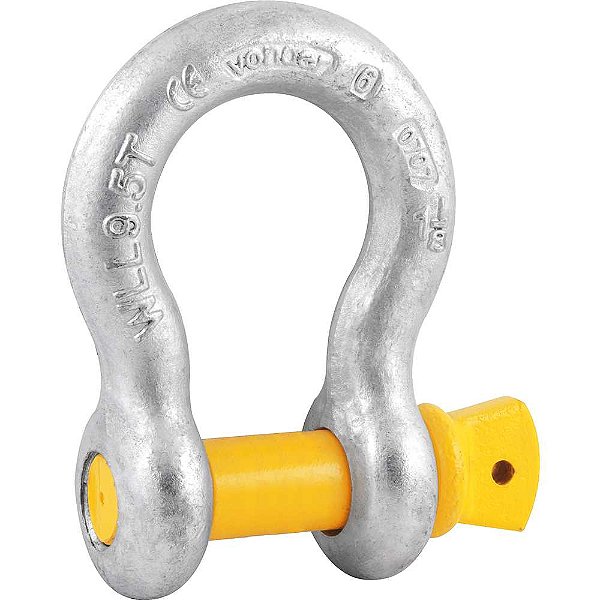 Manilha curva 1.1/8" 9,50t VONDER PLUS