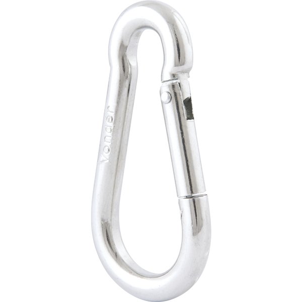 Mosquetão com trava 6mm x 60mm cartela com 2 peças VONDER