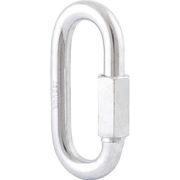 Mosquetão reto com rosca 3/8" VONDER