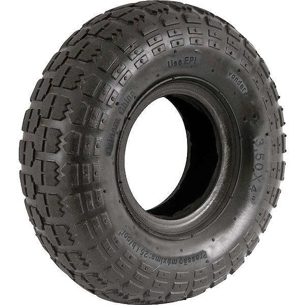 Pneu para carrinho 3,50" x 4" 2 lonas VONDER
