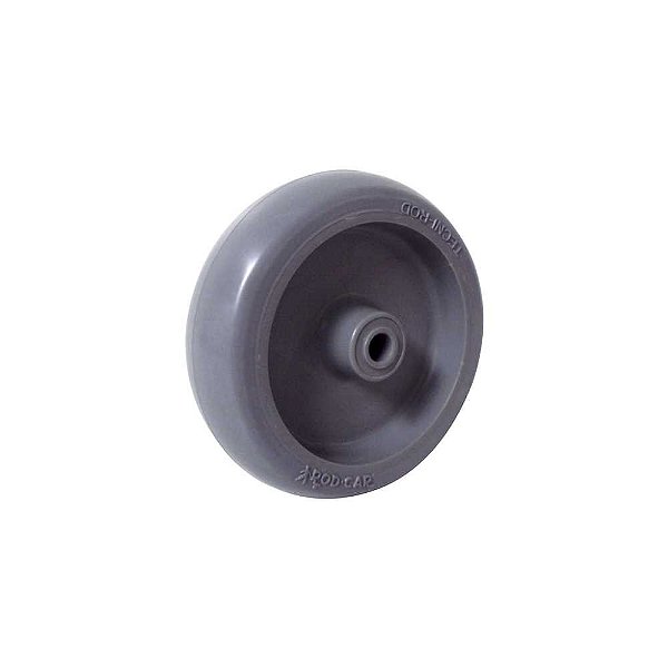Roda 5" de borracha injetada cinza R 512 BP RODCAR