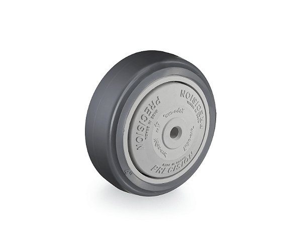 Roda 5" de borracha injetada cinza R 514 BPNC RODCAR