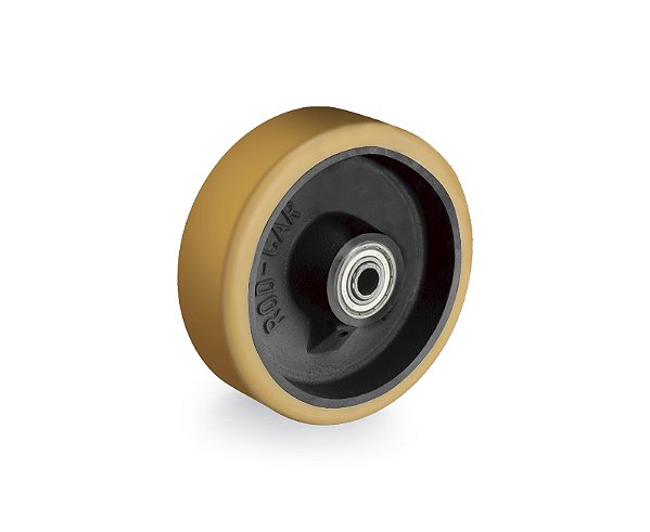 Roda 6" de poliuretano moldado laranja R 62 UFK RODCAR