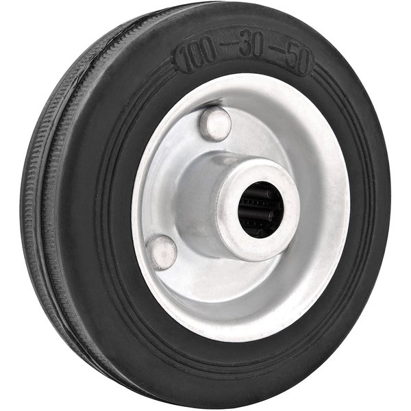 Roda 8" de borracha preta VONDER