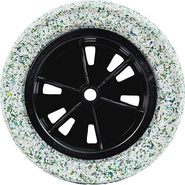 Roda completa com pneu maciço linha leve 110 FORCE