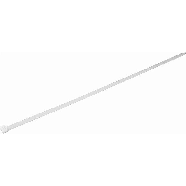 Abraçadeira de nylon branca 640mm x 12,0mm com 100 peças VONDER
