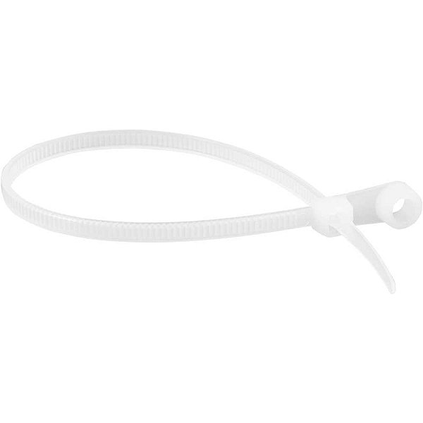 Abraçadeira de nylon para parafusos branca 200mm x 3,6mm VONDER