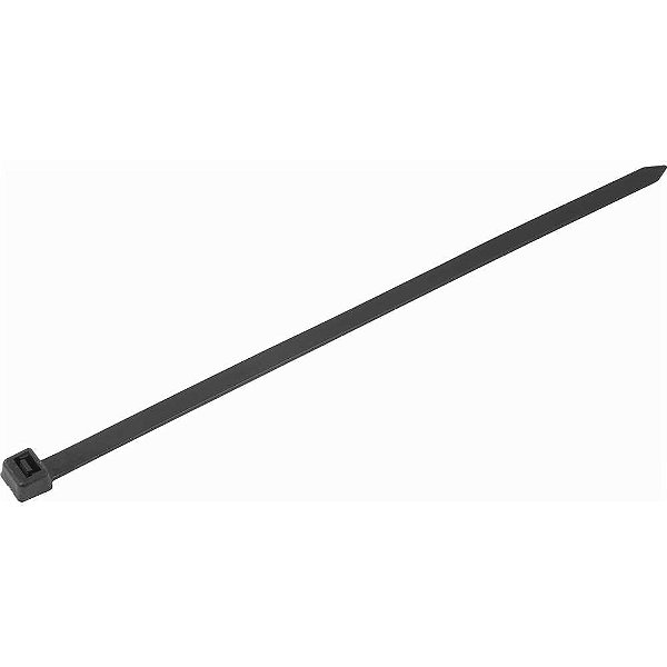 Abraçadeira de nylon preta 280mm x 9,0mm com 100 peças VONDER