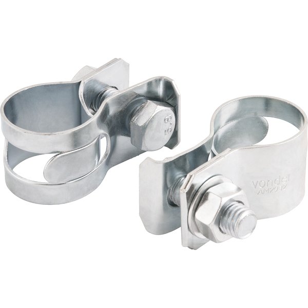 Abraçadeira para mangote aço carbono largura 32mm AM 39mm - 47mm pacote com 10 peças VONDER