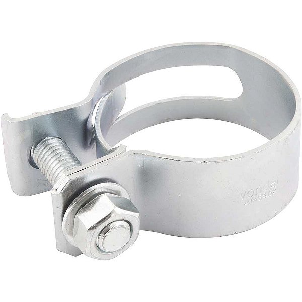 Abraçadeira para mangote aço carbono largura 32mm AM 61mm - 69mm com 2 peças VONDER
