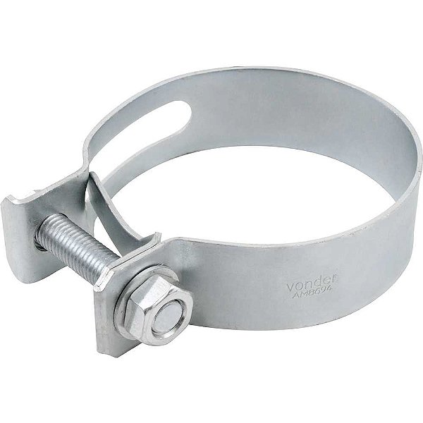 Abraçadeira para mangote aço carbono largura 32mm AM 99mm - 107mm com 2 peças VONDER