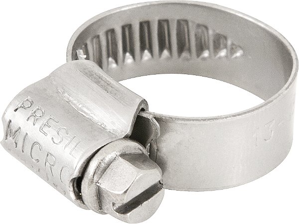 Abraçadeira de inox tipo 304 13mm – 19mm MIF 1319 pacote com 20 peças SUPRENS