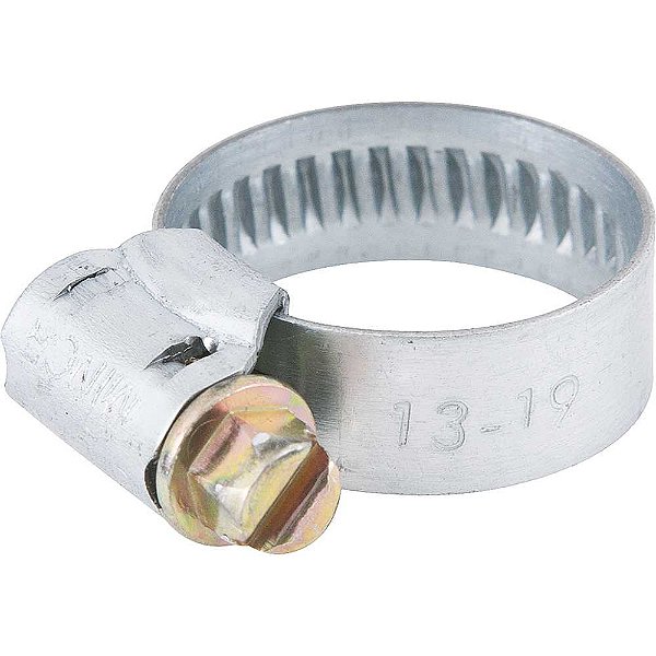 Abraçadeira de inox tipo 304 8mm – 13mm MIF 913 pacote com 20 peças SUPRENS