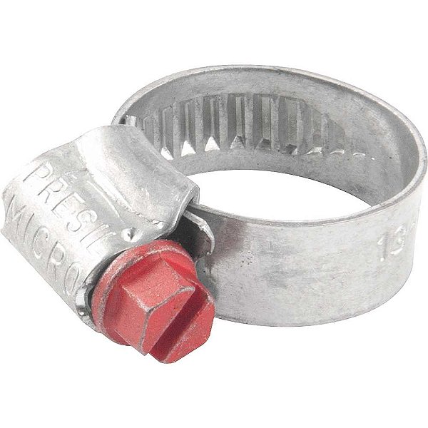 Abraçadeira micro rosca sem fim 13mm a 19mm MAB1319P pacote com 20 peças SUPRENS