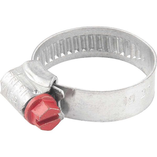Abraçadeira micro rosca sem fim 16mm a 27mm MAB1927P pacote com 20 peças SUPRENS