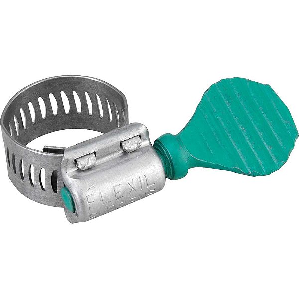Abraçadeira tipo borboleta 14mm a 22mm fita com 14,5mm de largura 20 peças Flexil FAN-1422 SUPRENS