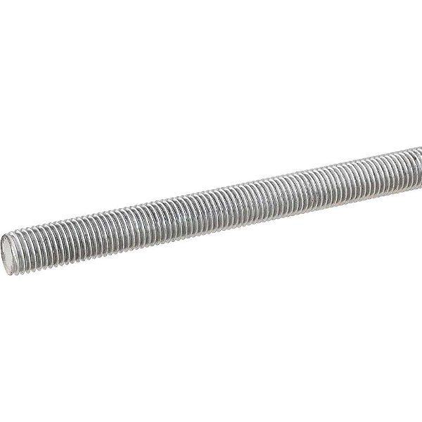 Barra roscada zincada branca 1.1/2" rosca UNC VONDER