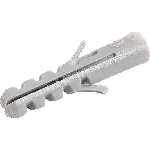Bucha de nylon para fixação 6mm cartela com 10 peças VONDER