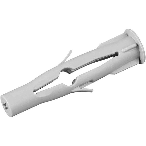 Bucha de nylon para tijolo vazado 8mm BTV 8 com 100 peças VONDER