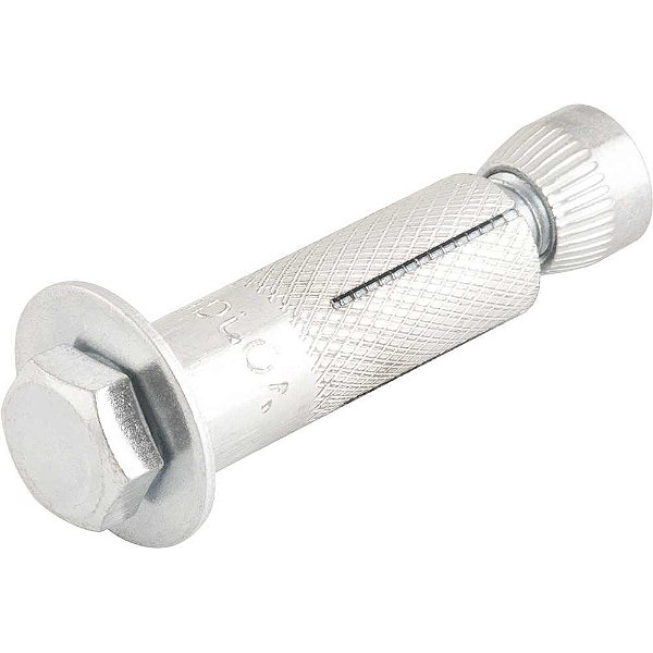 Chumbador CBV com parafuso sextavado 1/4" x 2" VONDER - 100 unidades