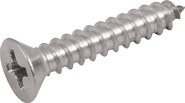 Parafuso autoatarraxante inox 3,5mm x 19,0mm cabeça chata phillips VONDER
