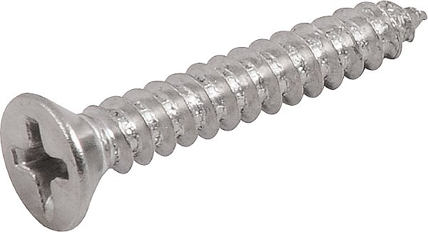 Parafuso autoatarraxante inox 3,9mm x 25,0mm cabeça chata phillips VONDER