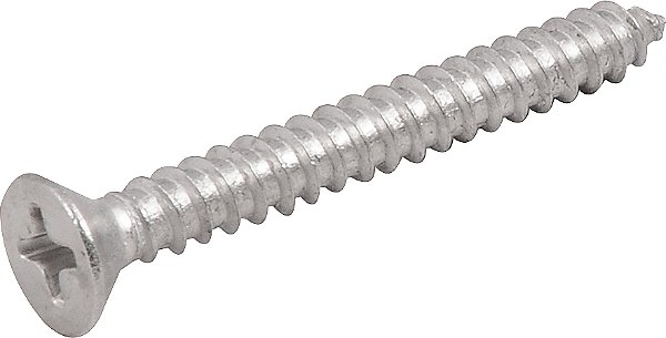 Parafuso autoatarraxante inox 3,9mm x 32,0mm cabeça chata phillips VONDER