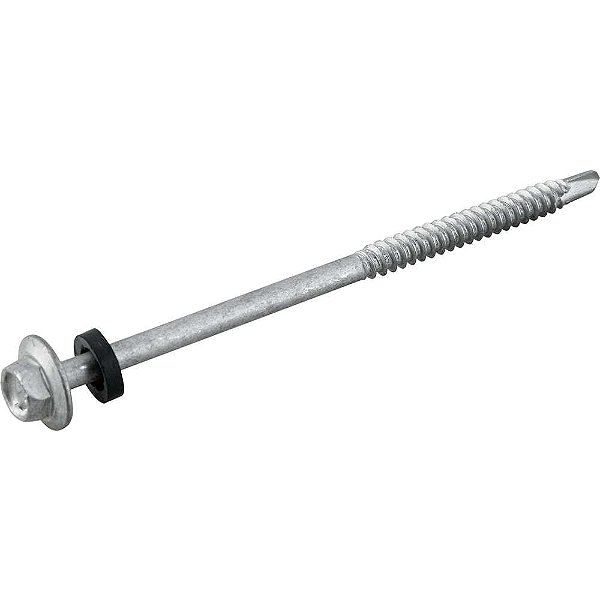 Parafuso autobrocante sextavado com acabamento tipo Dacromet cabeça flangeada 5,5mm x 4" VONDER