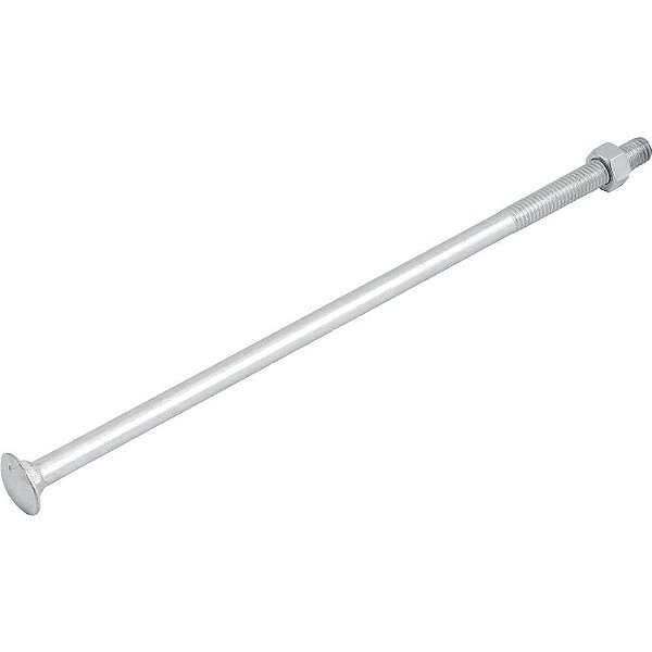 Parafuso francês zincado 3/8" x 10" com porca caixa com 50 peças VONDER